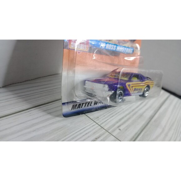 2001 Mattel Hot Wheels '68 Chevrolet EL Camino Red/White/Blue Stars/Flames #082 - Picture 5 of 6